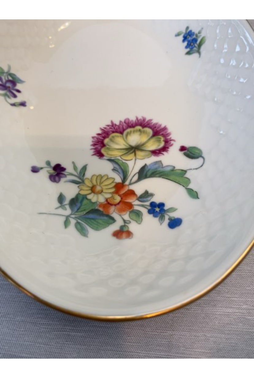 B&G Saksisk blomst fad